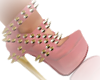 {S} Pink/Spike Boots