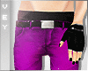 |V| Purple emo pants