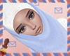 💌 Soft Blue Hijab