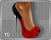 Red Black Heel