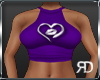 Melika Purple Heart Top