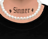 Tatto Neck  Sinner