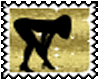 Golden Silhouette Stamp