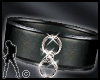 ~ Leather collar w rings
