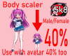 40% Kids Body Scaler F/M