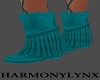 BOOT SUEDE TEAL
