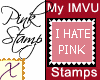 X Ironic Pink Stamp