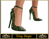 Starlit Green Heels
