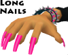 AC*Pink long nails