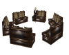 (MC) Fireplace 6pc couch