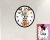 Fall Owl Clock