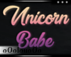 .L. Unicorn Babe Neon