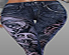 Girl Skull blue Jeans RL