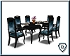 Black /Blue Dining Table