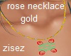 !z!Gold Rose necklace lg