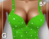 Lime Flared Dress BF
