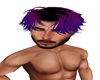 Balck and Purple Hair