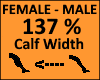 Calf Scaler 137%
