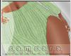 -XBM Knit Green Skirt