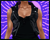 Black Leather Vest