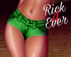 GREEN SHORT SHORTS