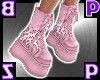 Bold Wave Boots / Pink