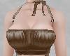 A~  Mocha Modern Halter