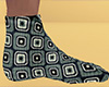 Retro Squares Socks 2 M