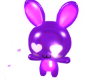 neon purple pink bunny