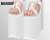 Kitty White Platforms