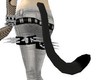 Gray Cat Tail w/ Blk Tip