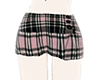 //粉 pink plaid skirt