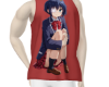 anime shirt red