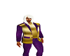 purple and gold suit
