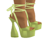 Green Classy heels