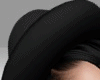 Doll Black Hair Blck Hat