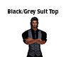 Black/Grey Suitt Top