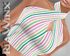 Pastel Stripe Halter Top