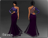 !7 Simone Purple Gown