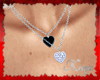 ✘ Diamond Heart Neck.