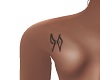 Number 90 Back Tattoo