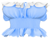 Blue & White Top