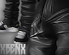 x B Leather Long Pants