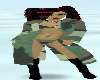 Addy's-long army coat