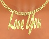 Love You necklace G M