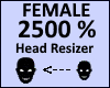 Head Scaler 2500%