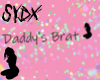 Daddy's Brat Head Sign