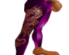 purple latex dragon pant