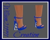Blue Vday Heart Heels