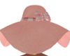 50s Peach Sun Hat